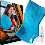 MIGHTY BLISS Electric Heating Pad for Back Pain