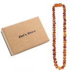 AMBER NECKLACE GIFT SET(UNISEX)(COGNAC)(13